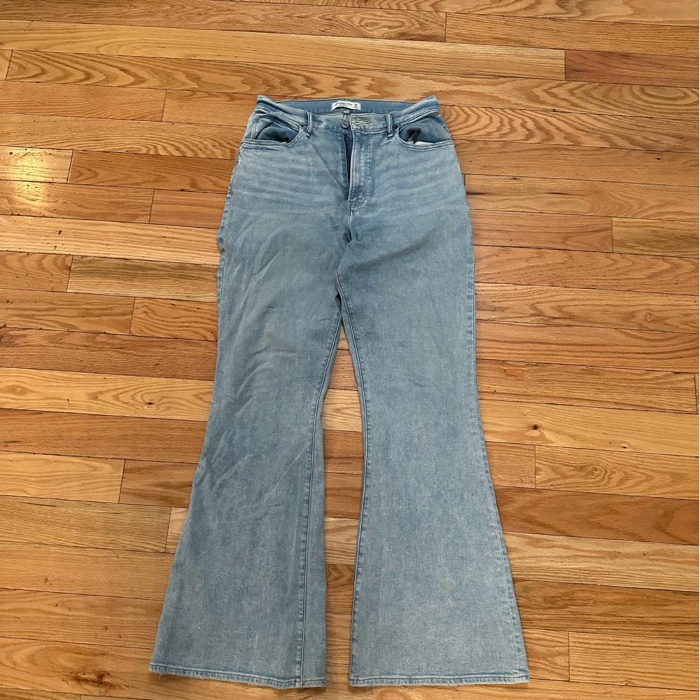 Abercrombie Curve love Light Blue Jeans TALL
